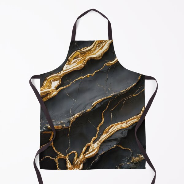 Item preview, Black & Gold Marble Texture – Luxury Abstract Molten Gold Veins Background designed and sold by Tamas Das.