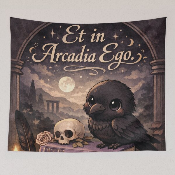 Item preview, Et in Arcadia Ego Raven Dark Academia Design designed and sold by Mauswohn.