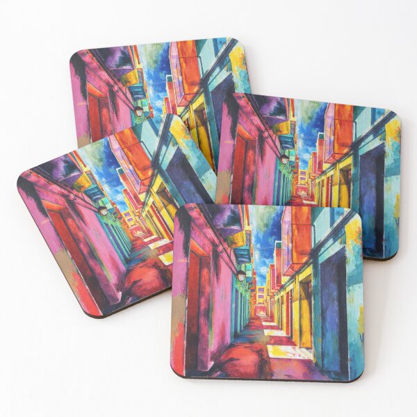 Item preview, Colorful European Alley Impressionism designed and sold by Imaagica.