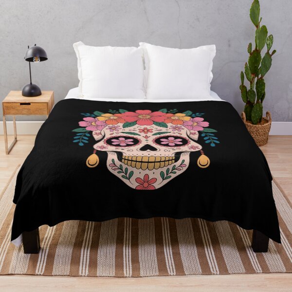 Item preview, Day Of The Dead Mexico Women's Sugar Skull Cute Halloween designed and sold by FaithAbbott.
