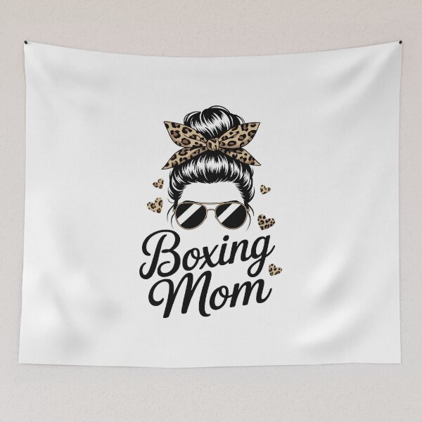 Item preview, Boxing Mom Boxing MMA Muay Thai Stylish Sports Mom Game Day designed and sold by FaithAbbott.