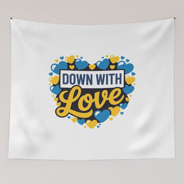 Item preview, Down With Love World Down Syndrome Awareness Day designed and sold by catsdothingz.