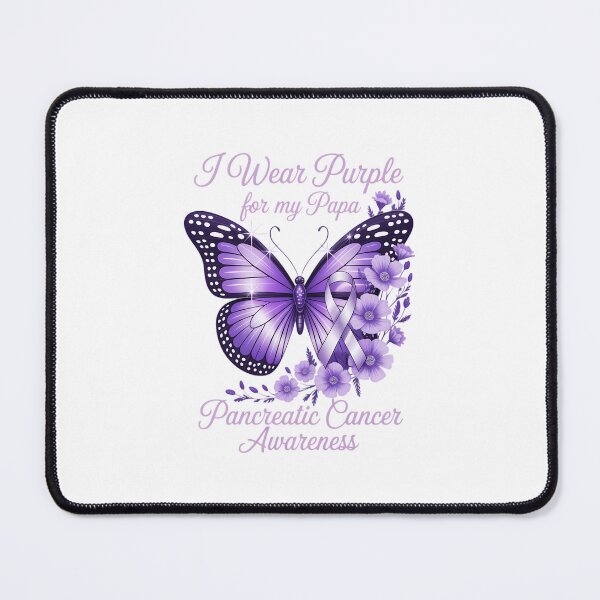 Item preview, Butterfly I Wear Purple For My Papa Pancreatic Cancer designed and sold by FaithAbbott.