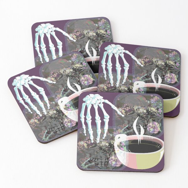 Item preview, Dead Tired – Dark Surreal Coffee Illustration designed and sold by Brooklyn Hearty.