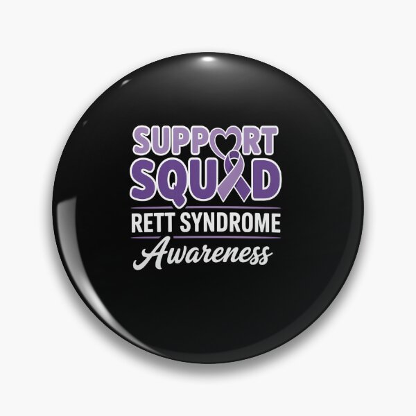 Item preview, Groovy Support Squad Purple Ribbon Rett Syndrome Awareness designed and sold by KonopikaaArt.