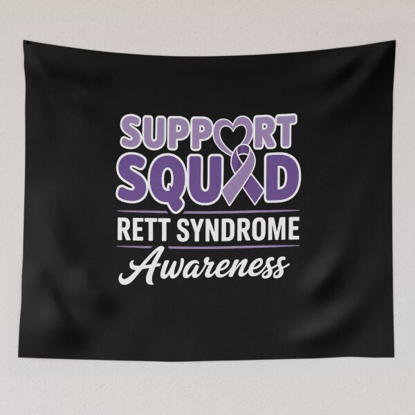 Item preview, Groovy Support Squad Purple Ribbon Rett Syndrome Awareness designed and sold by KonopikaaArt.