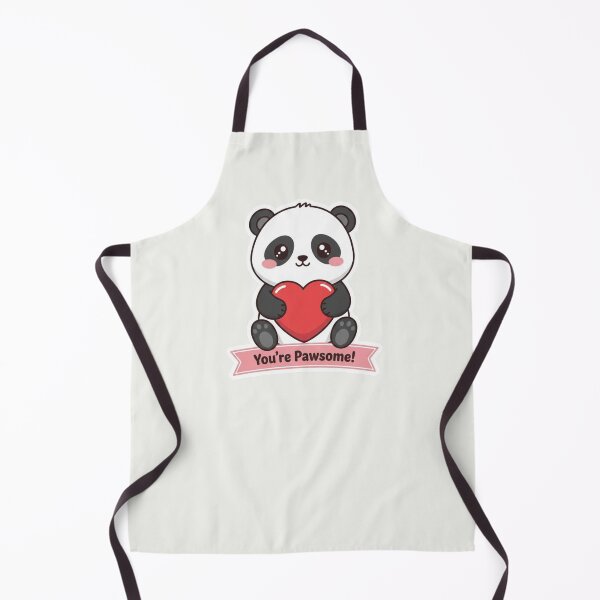 Item preview, You're Pawsome! Cute Kawaii Panda Valentine Heart Hug Aesthetic designed and sold by arup7980.