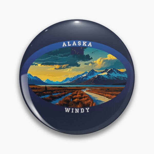 Item preview, Windy  Alaska Travel designed and sold by Thistle-TShop.