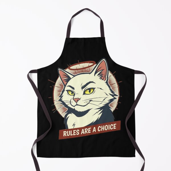 Item preview, Holy Ungovernable Cat Halo Funny Cat Meme designed and sold by Oommen Studio .