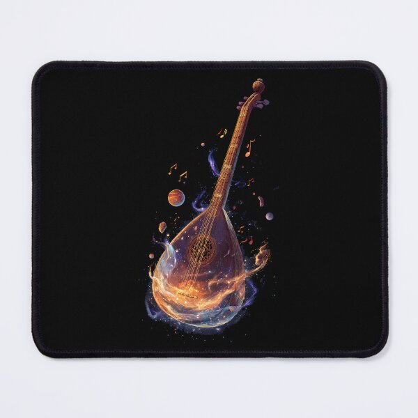 Item preview, Cosmic Saz - Anatolian Rock Galaxy Art designed and sold by etuvibes.
