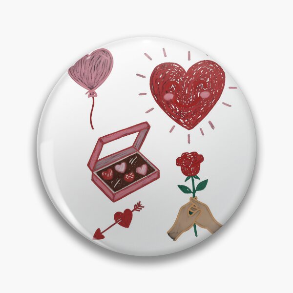 Item preview, Hand-Drawn Romantic Valentines Doodle designed and sold by Ayshopcog.