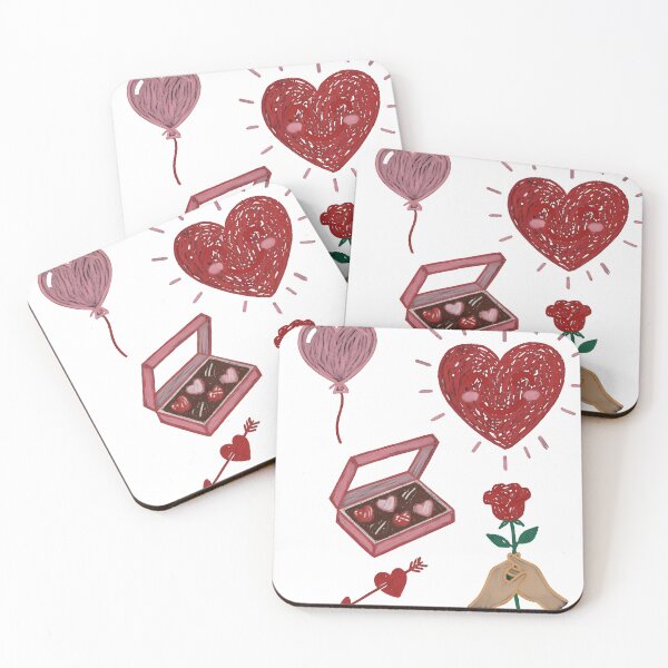 Item preview, Hand-Drawn Romantic Valentines Doodle designed and sold by Ayshopcog.