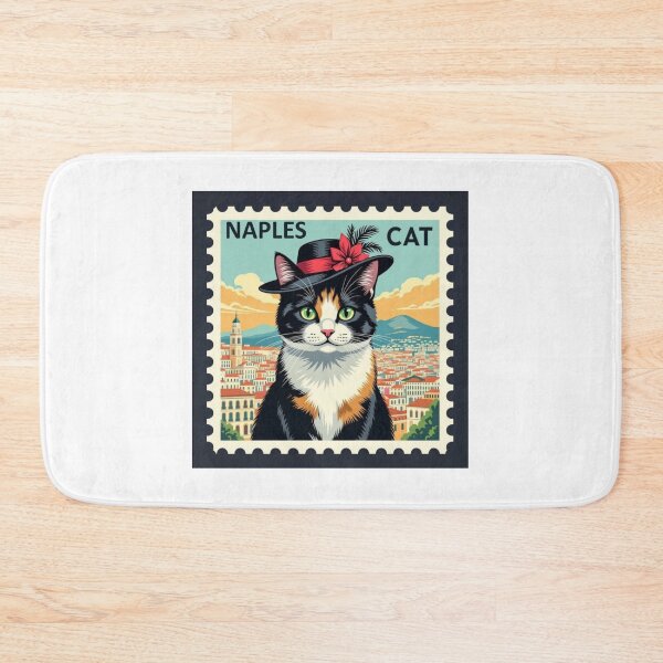 Item preview, The "Classy" Choice---The Duchess of Naples: Calico in Italy Stamp Illustration designed and sold by craftybegonia.