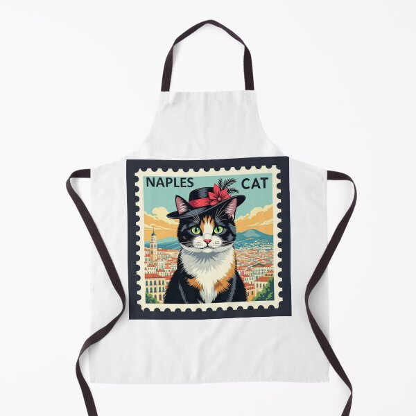 Item preview, The "Classy" Choice---The Duchess of Naples: Calico in Italy Stamp Illustration designed and sold by craftybegonia.