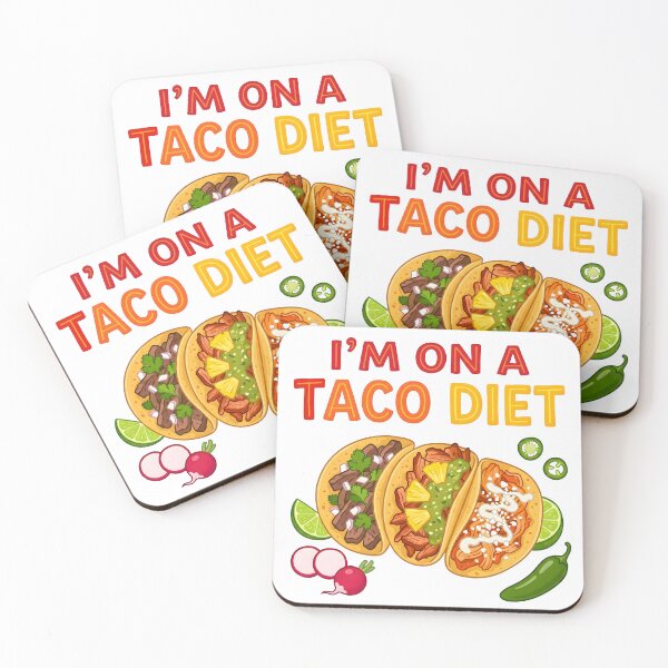 Item preview,  i love tacos, tacos diet, baja blast, taco Tuesday, burrito, mexican tacos designed and sold by TrueArtVibes.