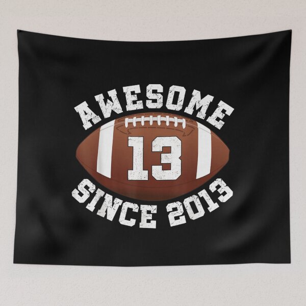 Item preview, Awesome Since 2013 Funny Football Sports Birthday Design designed and sold by DaphoLatara.