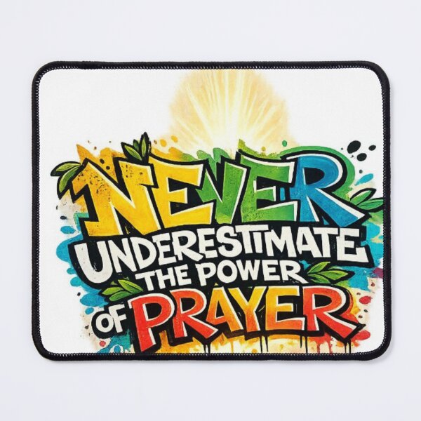 Item preview, Never underestimate the power of prayer designed and sold by Frankdailyart.