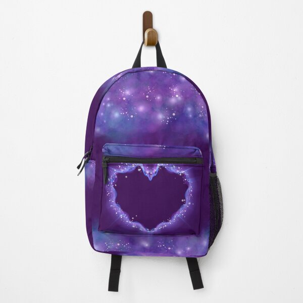 Item preview, Purple Galaxy Heart Portal with Sparkling Cosmic Light designed and sold by Florencute.