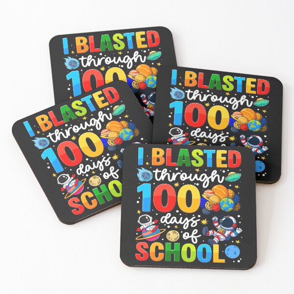 Item preview, I Blasted Through 100 Days of School Space Boy Kid  designed and sold by ArleneRowe.