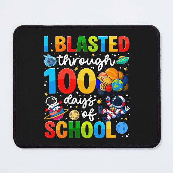 Item preview, I Blasted Through 100 Days of School Space Boy Kid  designed and sold by ArleneRowe.