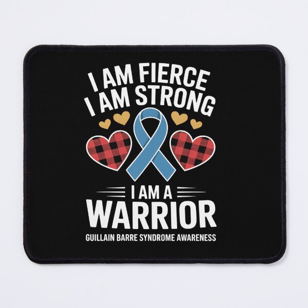 Item preview, Guillain Barre Syndrome Awareness Ribbon I Am Fierce Strong designed and sold by KonopikaaArt.