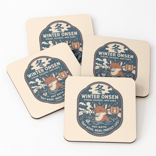 Item preview, Fox Nights in Winter Onsen designed and sold by EdvvinStudios.