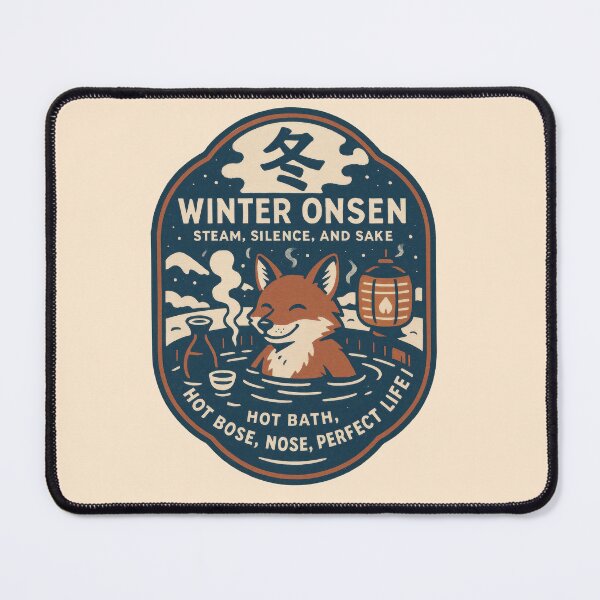 Item preview, Fox Nights in Winter Onsen designed and sold by EdvvinStudios.