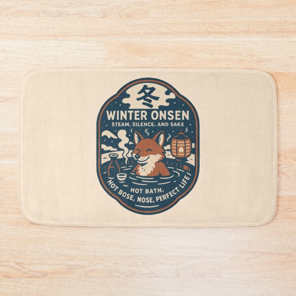 Item preview, Fox Nights in Winter Onsen designed and sold by EdvvinStudios.