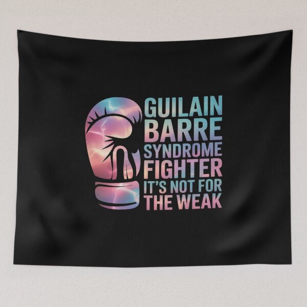 Item preview, Guillain Barre Syndrome Awareness Retro Fighter & Warrior designed and sold by KonopikaaArt.