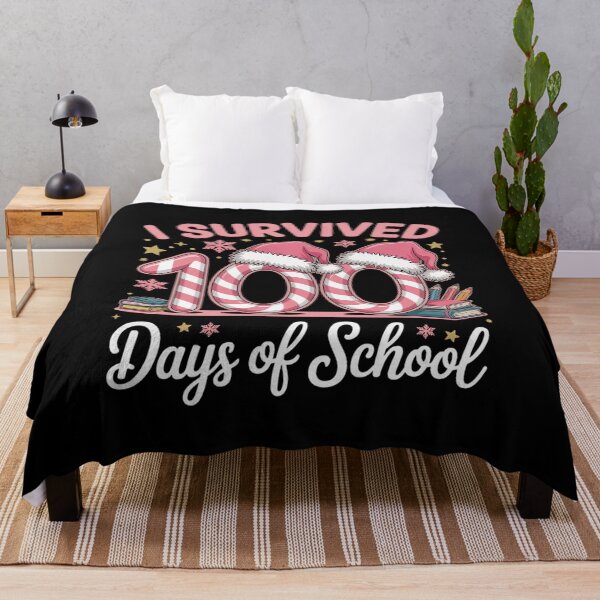 Item preview, I Survived 100 Days of School - Funny Teachers Students Girls designed and sold by KonopikaaArt.