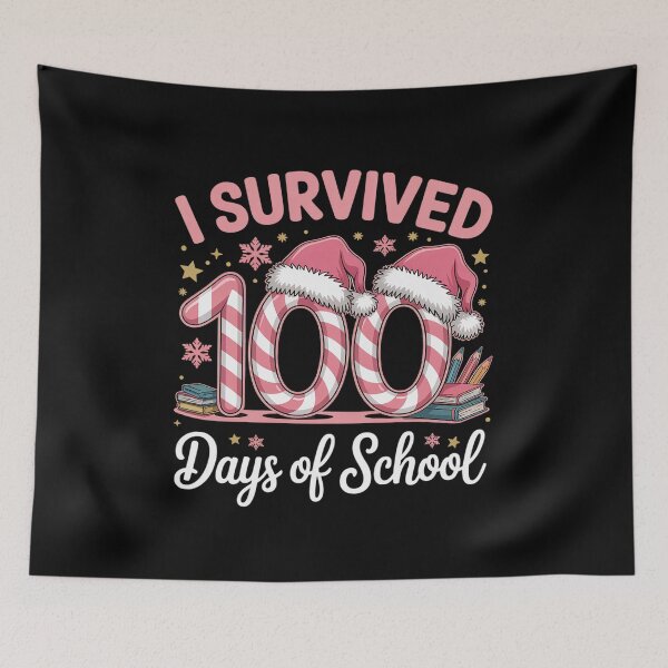 Item preview, I Survived 100 Days of School - Funny Teachers Students Girls designed and sold by KonopikaaArt.
