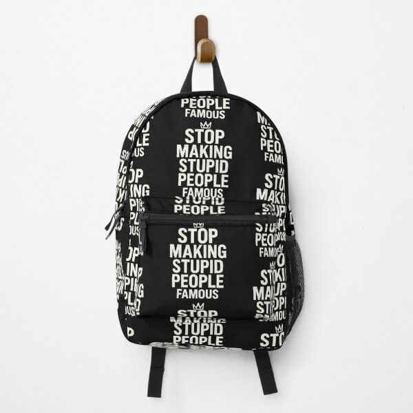 Item preview, Stop Making Stupid People Famous Sarcastic Quote Typography Design designed and sold by astersgraphics.