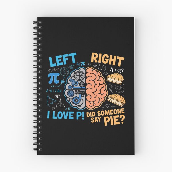 Item preview, Pi Day Left Vs Right Brain Pie Funny Math Lover designed and sold by KonopikaaArt.
