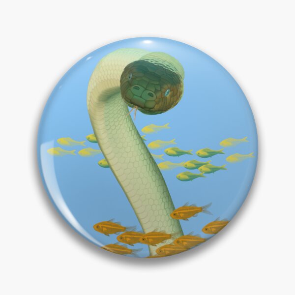 Item preview, Curious olive sea snake designed and sold by Windswell.