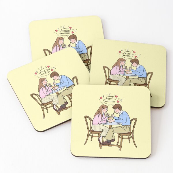 Item preview, Our Coffee Date (feat.Nancy & Steve) designed and sold by innissi.