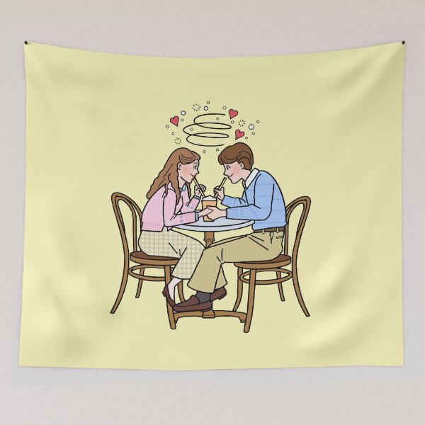 Item preview, Our Coffee Date (feat.Nancy & Steve) designed and sold by innissi.