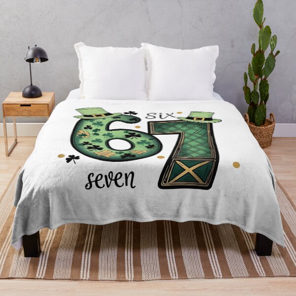 Item preview, Funny 6 7 Meme Shamrocks designed and sold by Cartercohe.