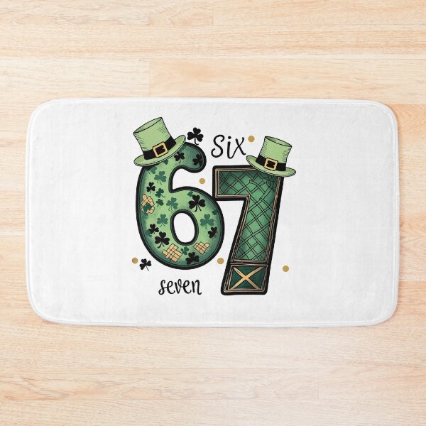 Item preview, Funny 6 7 Meme Shamrocks designed and sold by Cartercohe.