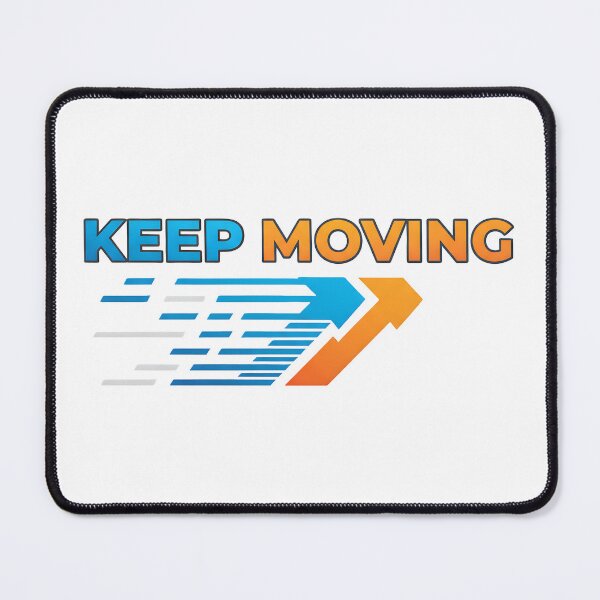 Item preview, BEST SELLER. Keep Moving Motivation Mindset USA designed and sold by Gilded Dreams.