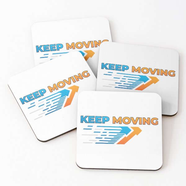 Item preview, BEST SELLER. Keep Moving Motivation Mindset USA designed and sold by Gilded Dreams.