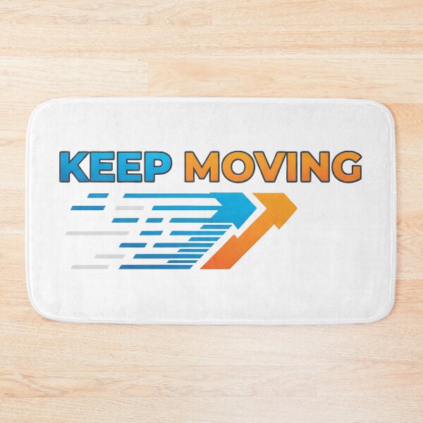 Item preview, BEST SELLER. Keep Moving Motivation Mindset USA designed and sold by Gilded Dreams.