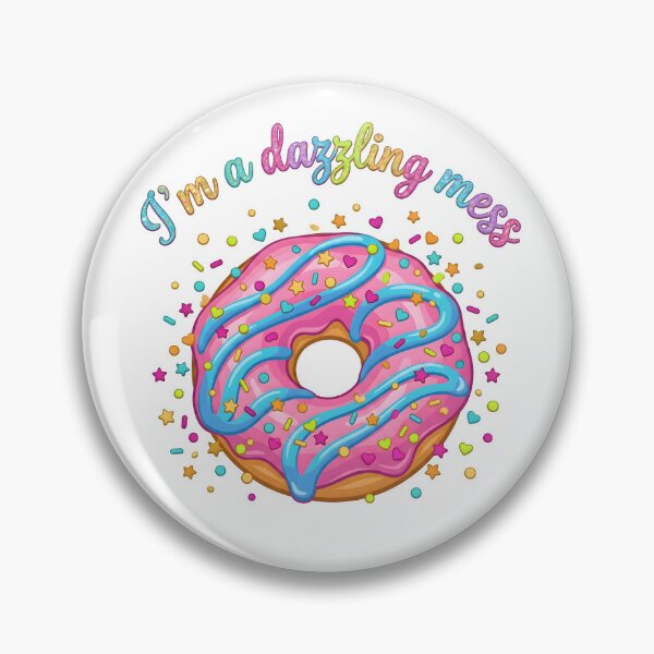 Item preview, doughnut, bakery, funny donut, illustration, coffee and donuts designed and sold by TrueArtVibes.