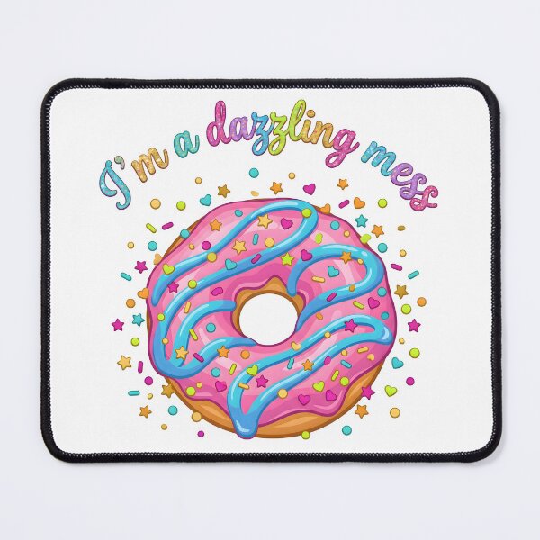 Item preview, doughnut, bakery, funny donut, illustration, coffee and donuts designed and sold by TrueArtVibes.