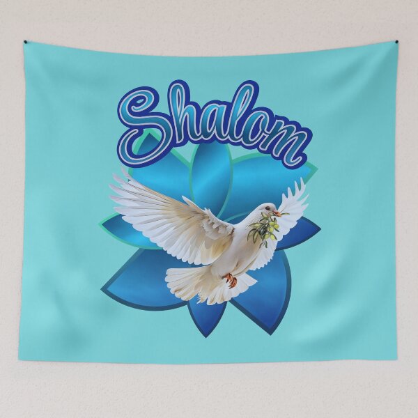 Item preview, Shalom Peace Dove and Olive Branch designed and sold by Tripp Art Studio.