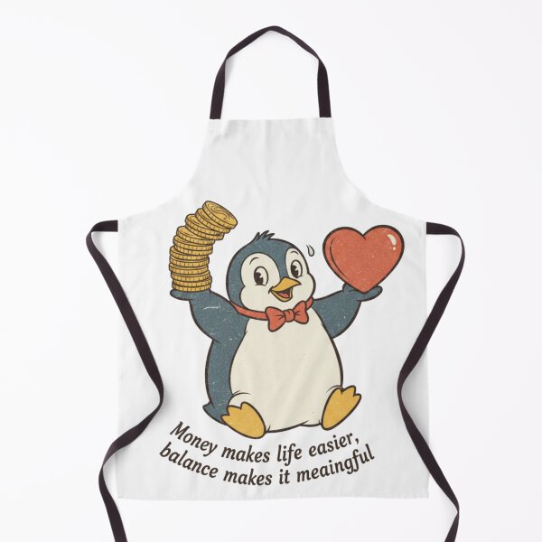Item preview, Penguin Balancing Wealth and Love Message designed and sold by Iuqiune.