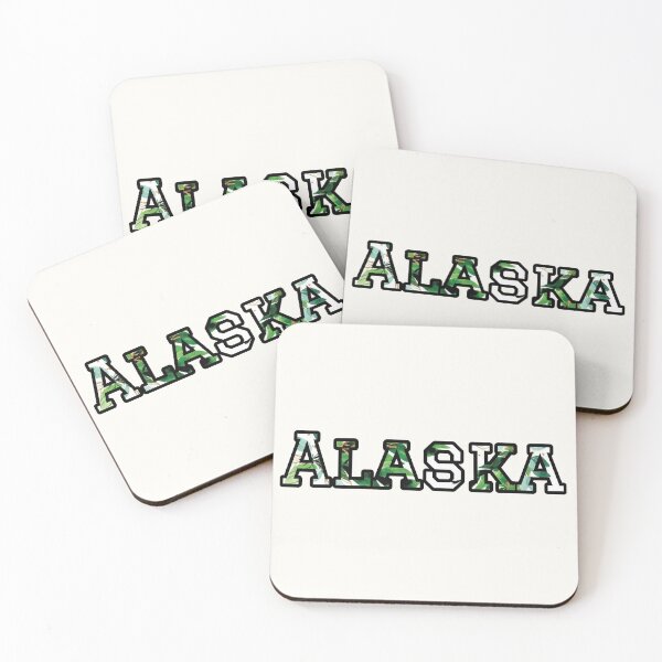 Item preview, Alaska State Typography | Modern Nature-Inspired Art designed and sold by Long Family Gifts.