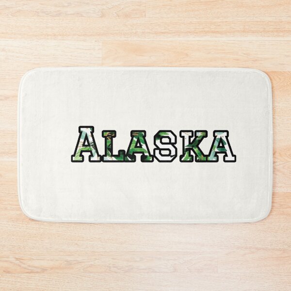 Item preview, Alaska State Typography | Modern Nature-Inspired Art designed and sold by Long Family Gifts.
