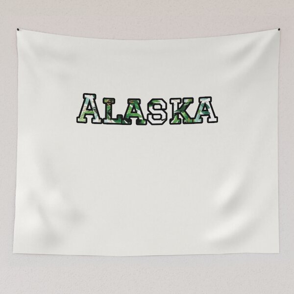 Item preview, Alaska State Typography | Modern Nature-Inspired Art designed and sold by Long Family Gifts.