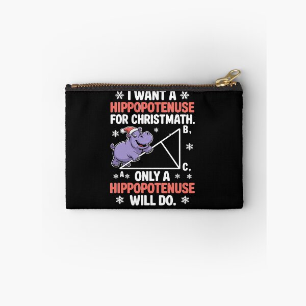 Item preview, I Want A Hippopotenuse For Christmath Math Teacher Christmas designed and sold by RonnasJackson.
