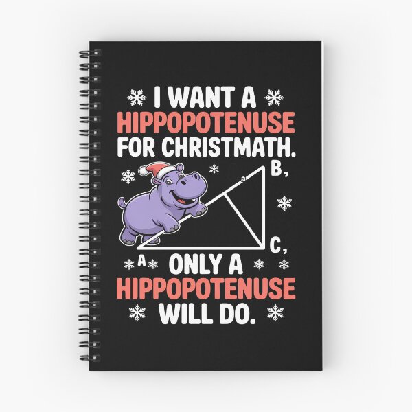 Item preview, I Want A Hippopotenuse For Christmath Math Teacher Christmas designed and sold by RonnasJackson.